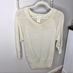 Cream oversized sweater
